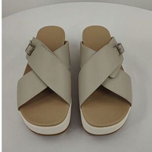 Abeo Women Solstice Cross-Beige M Beige Shoes 11 Med.
